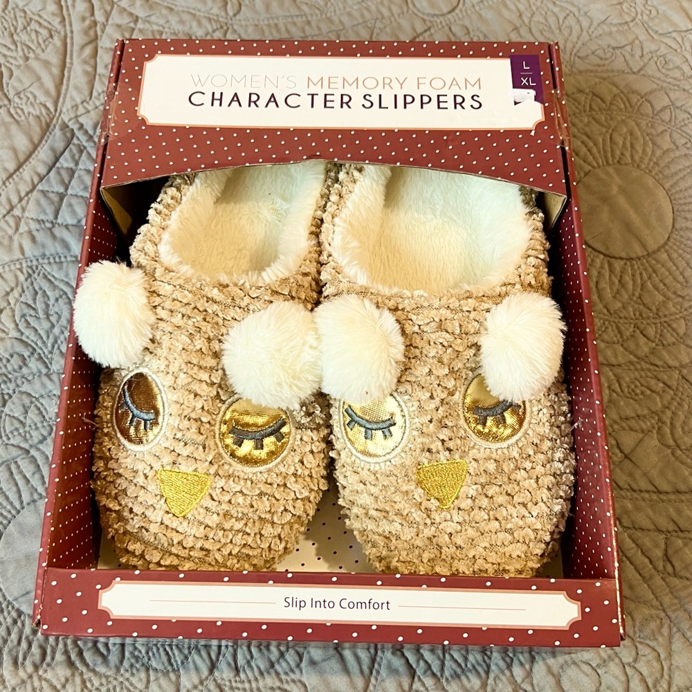 Women memory foam slippers
